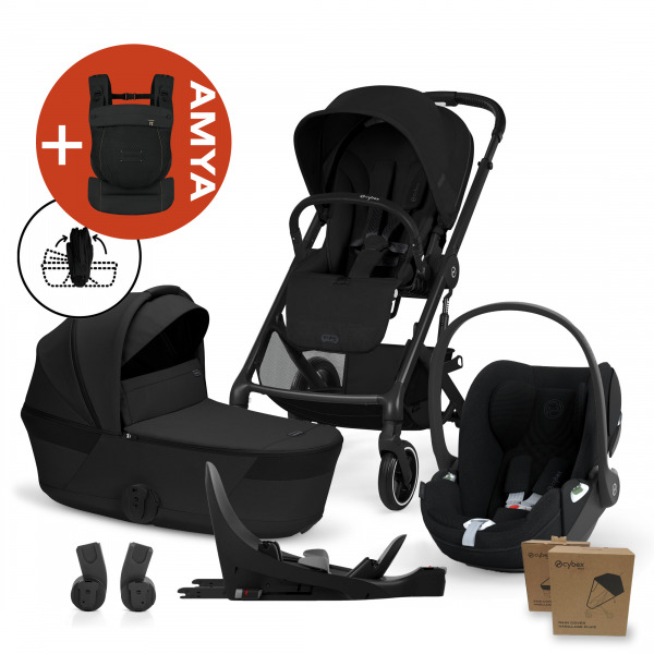 CYBEX Gold Balios 2026 4in1 �sszecsukhat� m�zessel All Weather + AMYA - Moon Black / Sepia Black